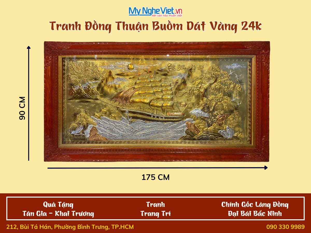 Tranh Đồng thuận buồm xuôi gió
