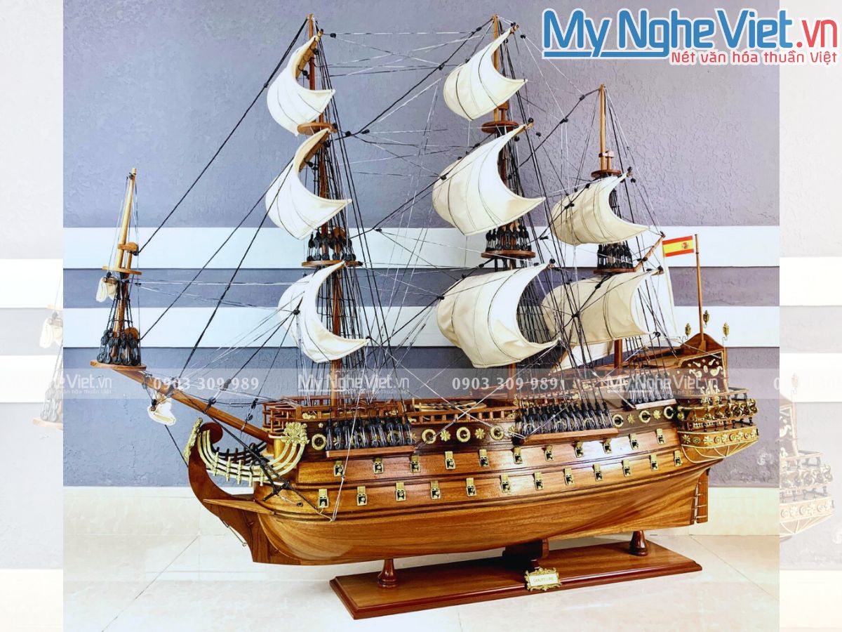 Mô hình thuyền chiến cổ San Felipe