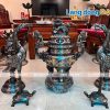 Bộ ngũ sự bằng đồng khảm ngũ sắc 5 chữ vàng cao cấp