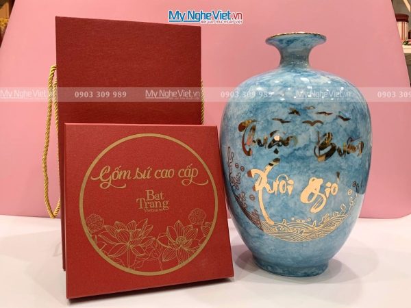Bình Thu Tài Lộc Gốm Thuận Buồm Xuôi Gió LHGML02.1