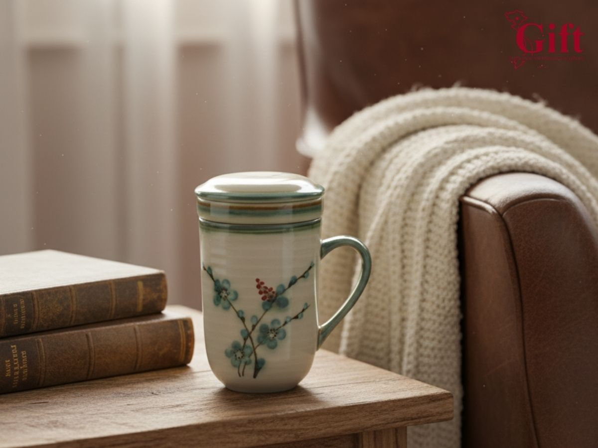 Ly lọc trà, quà tặng gốm sứ doanh nghiệp cao cấp