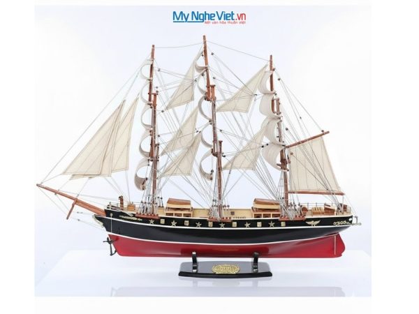 Mô hình tàu chở hàng Cutty Sark (Thân 80cm) MNV-TB04D - Mô hình thuyền thuận buồm xuôi gió