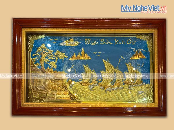 Tranh Đồng Thuận Buồm Xuôi Gió 60x100 - TD10 TD6108